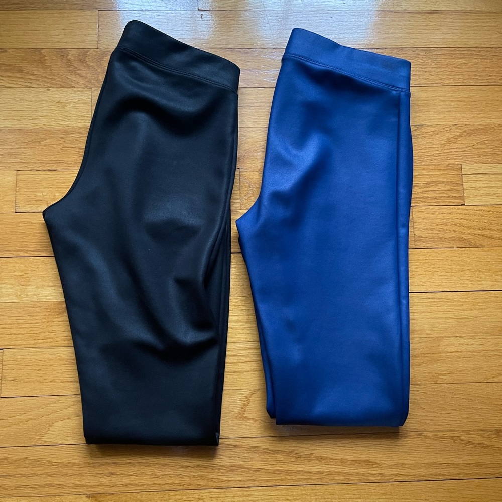 2 pairs Express coated leggings